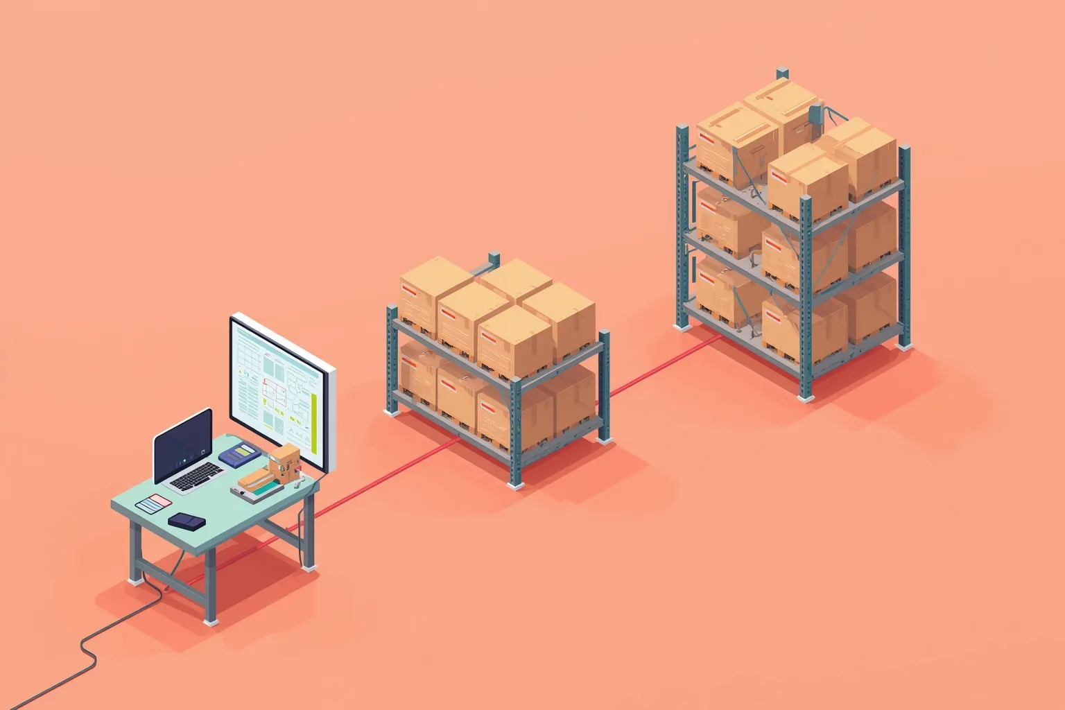 Three supply lines feeding one federated app: a dev server, a registry and a CDN